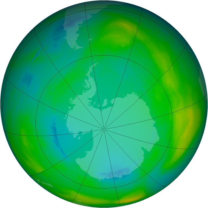 Ozone Map 1981-08-14